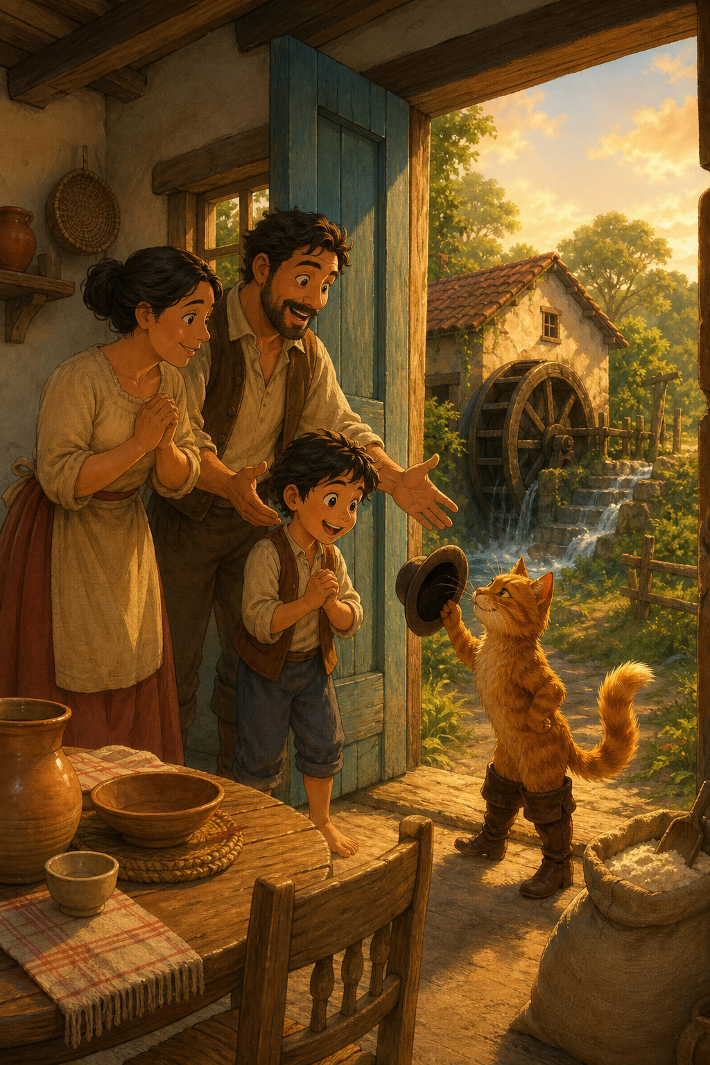Capa da história O Gato de Botas