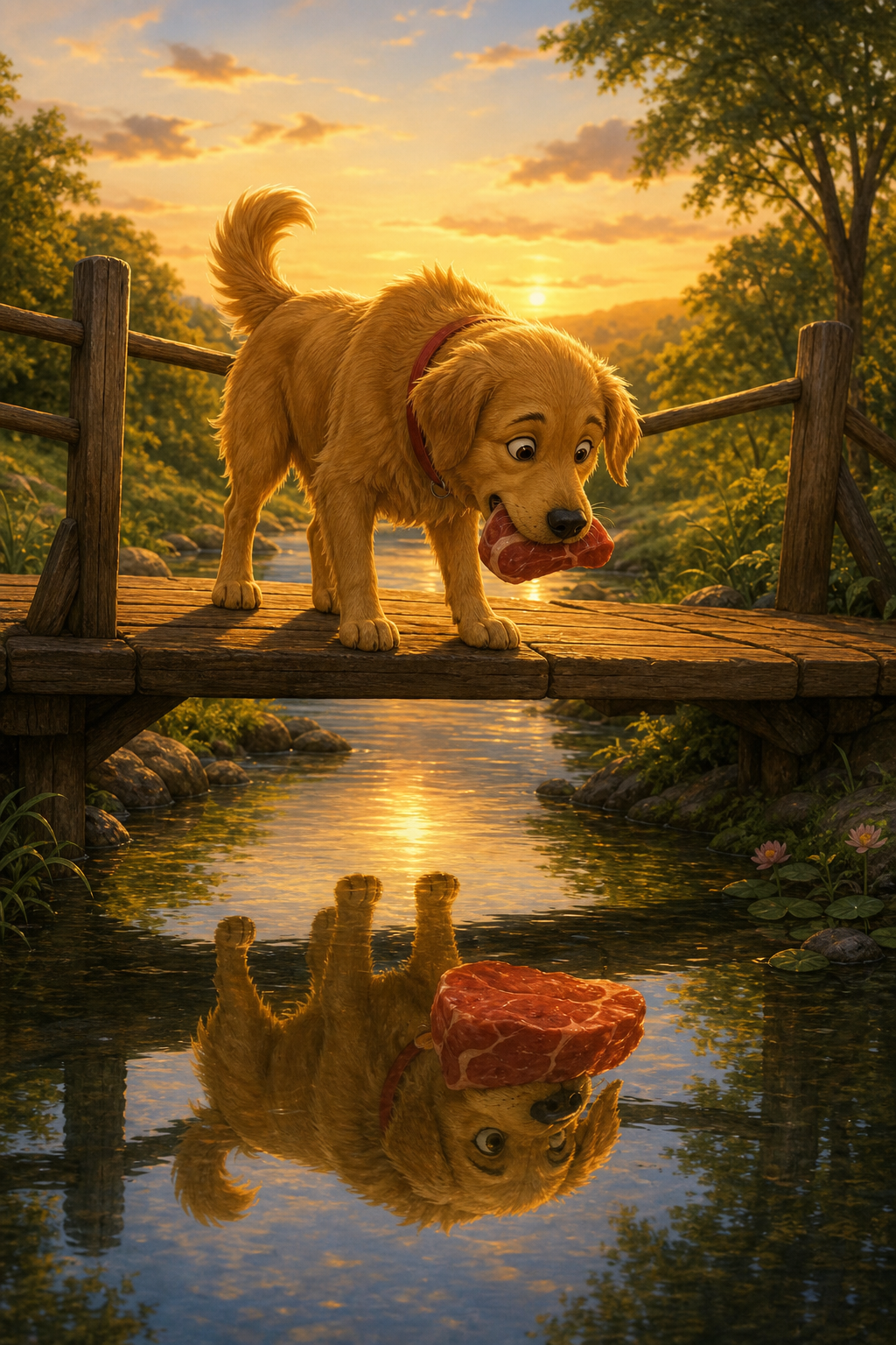 Capa da história O Cão e seu Reflexo