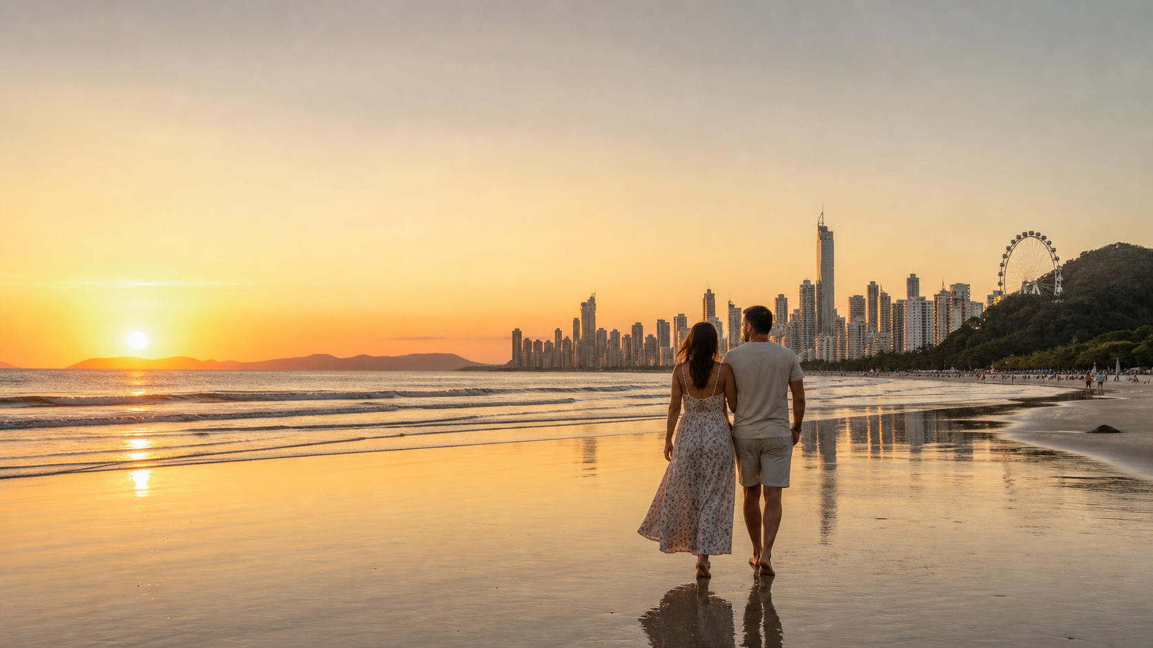 Capa ilustrativa da música Amor na Praia Central