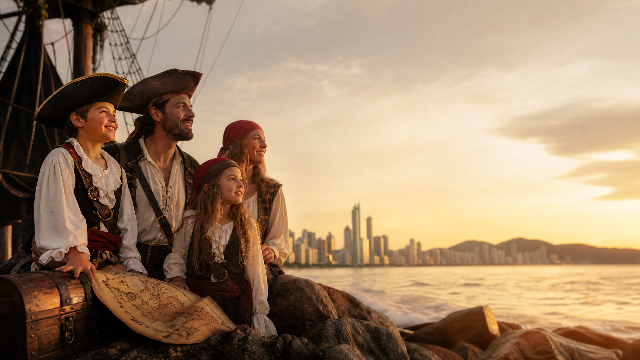Capa ilustrativa da música O Tesouro da Aventura Pirata