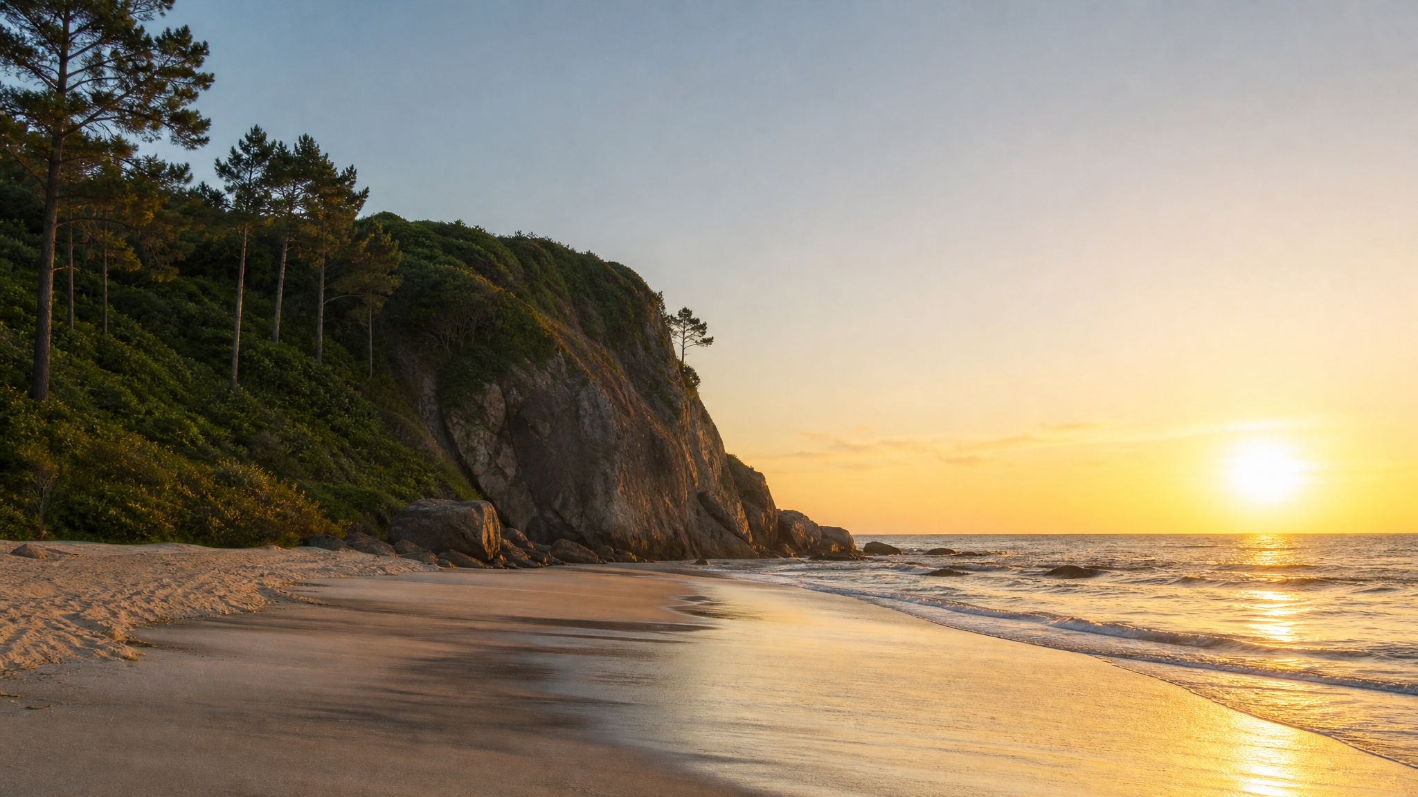 Capa ilustrativa da música Praia do Pinho, Liberdade e Natureza