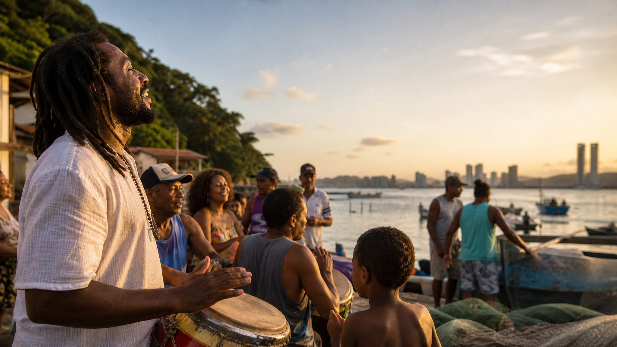 Capa ilustrativa da música Nóix é da Barra