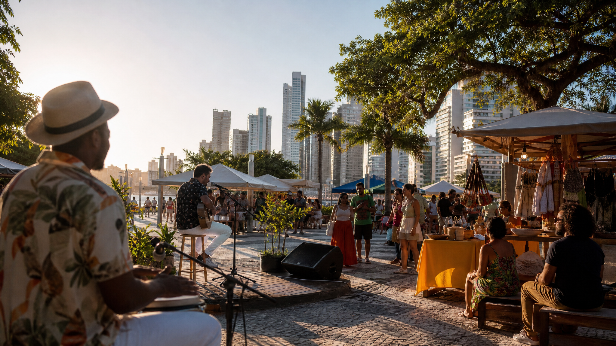 Capa ilustrativa da música Praça da Cultura, Feira, Arte e Encontros