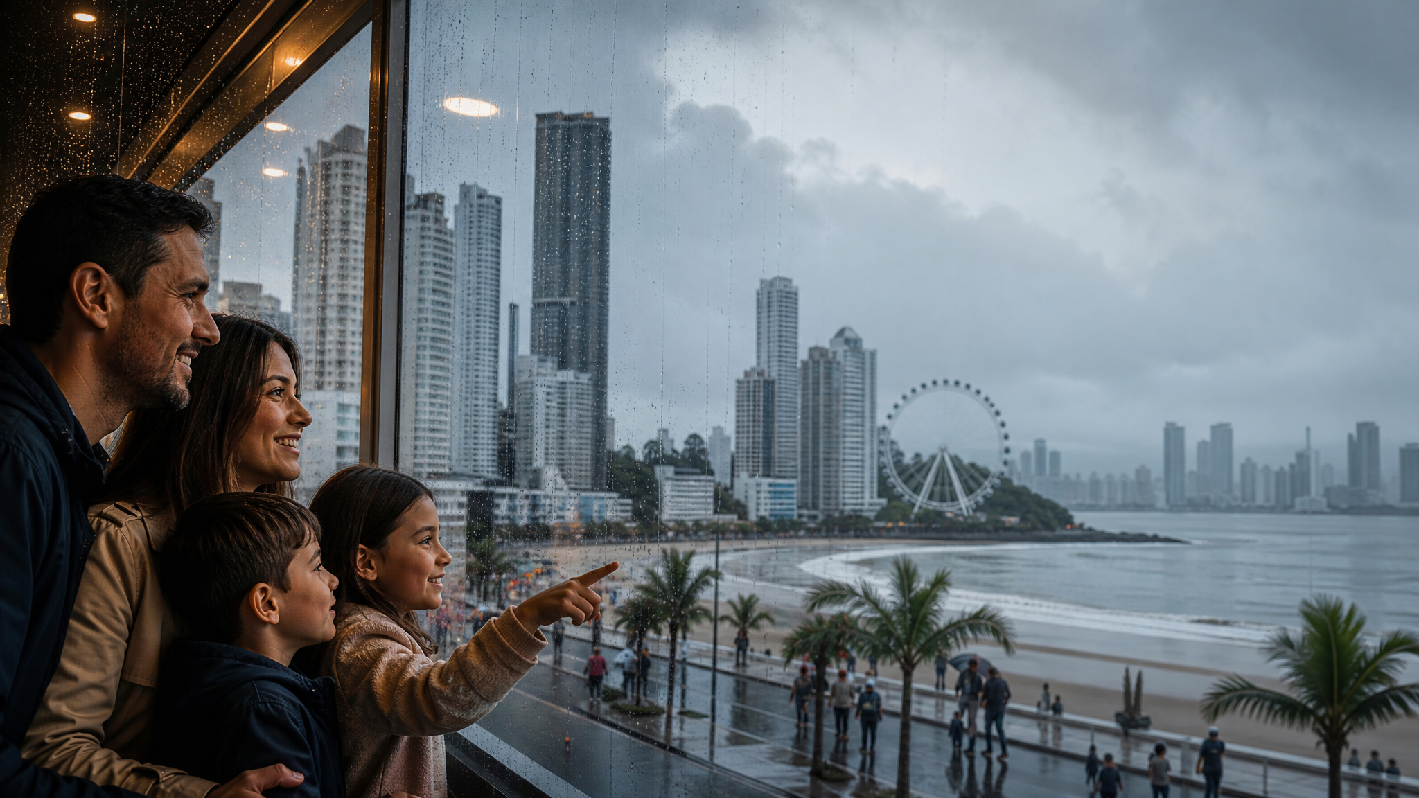 Capa ilustrativa da música Dia de Chuva, a Diversão Continua
