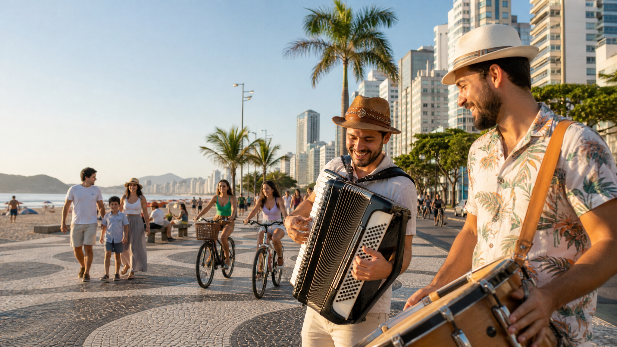 Capa ilustrativa da música Domingo na Avenida Atlântica