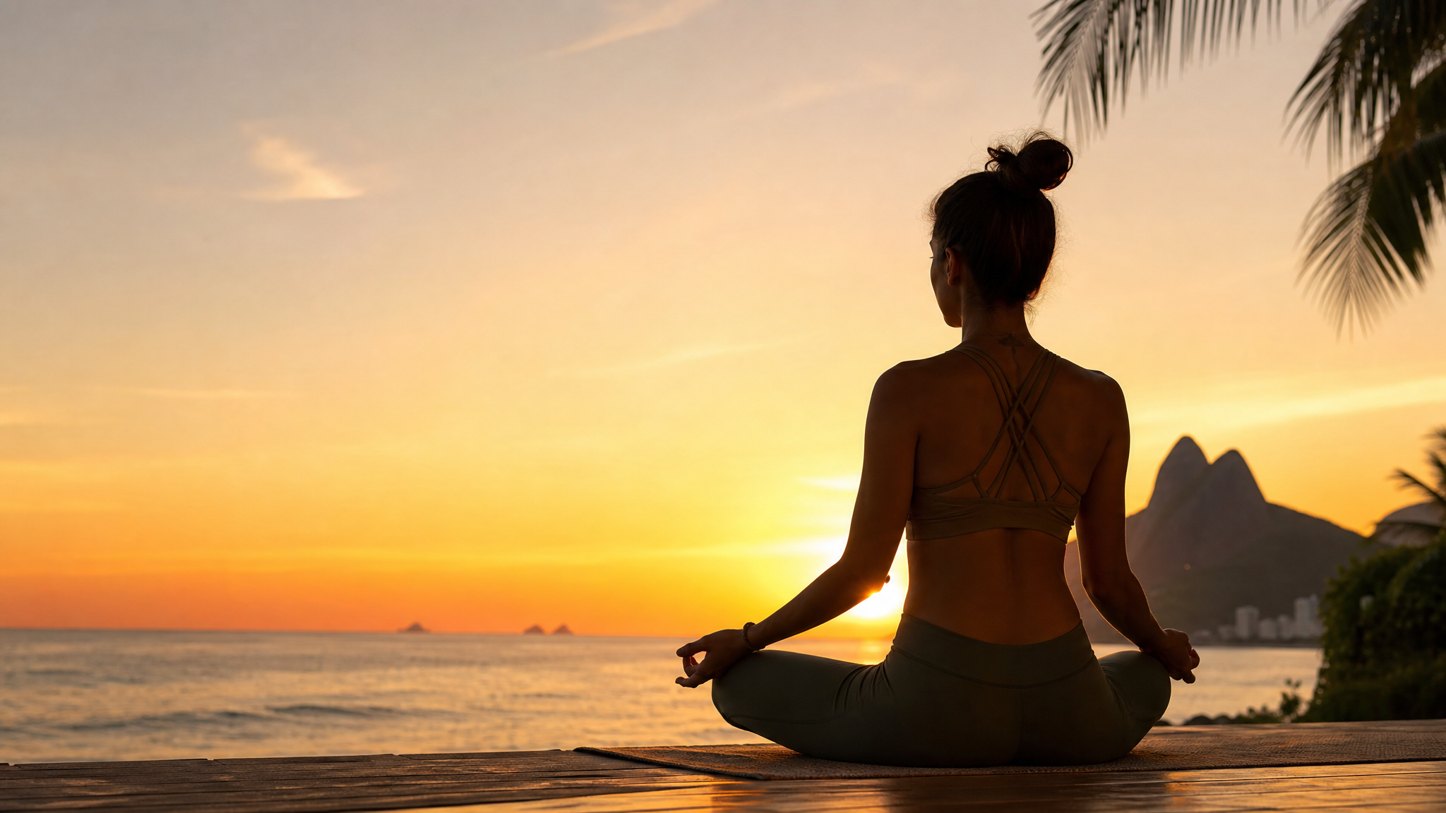 Capa ilustrativa da música Pôr do Sol em Asanas
