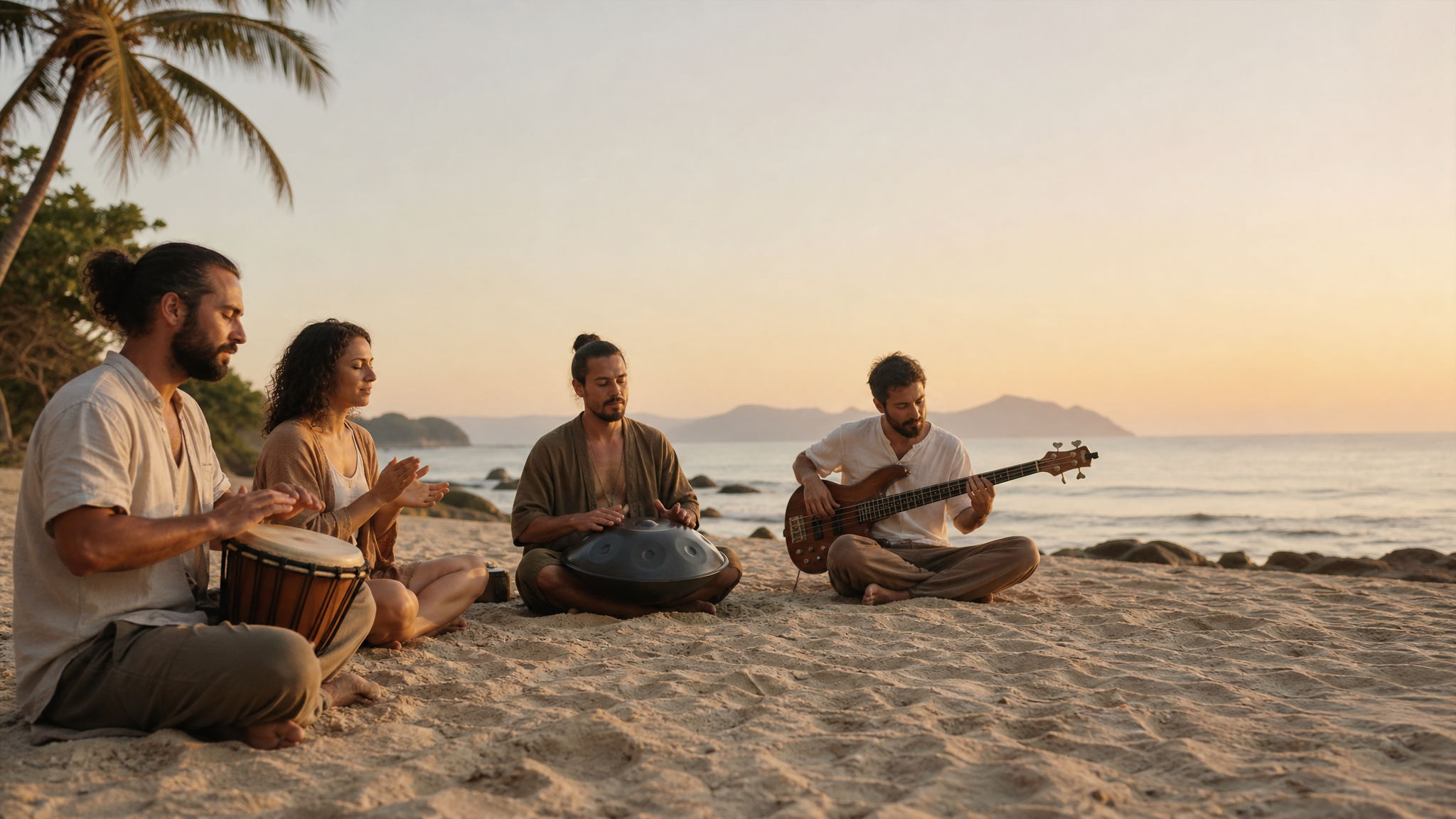 Capa ilustrativa da música Ritmo da Presença
