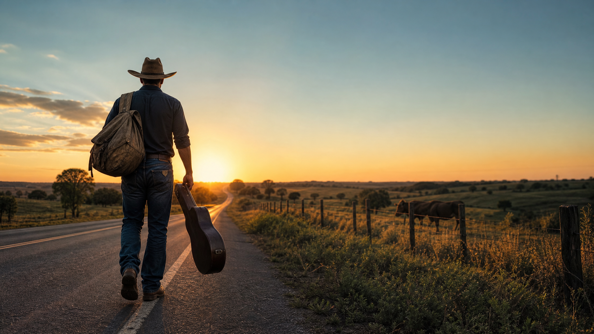 Capa ilustrativa da música Estrada do Amanhecer