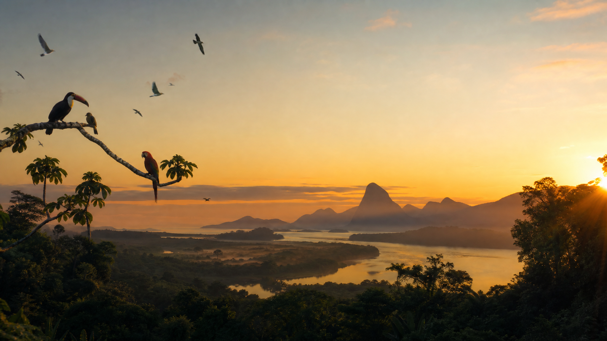 Capa ilustrativa da música Coro do Amanhecer