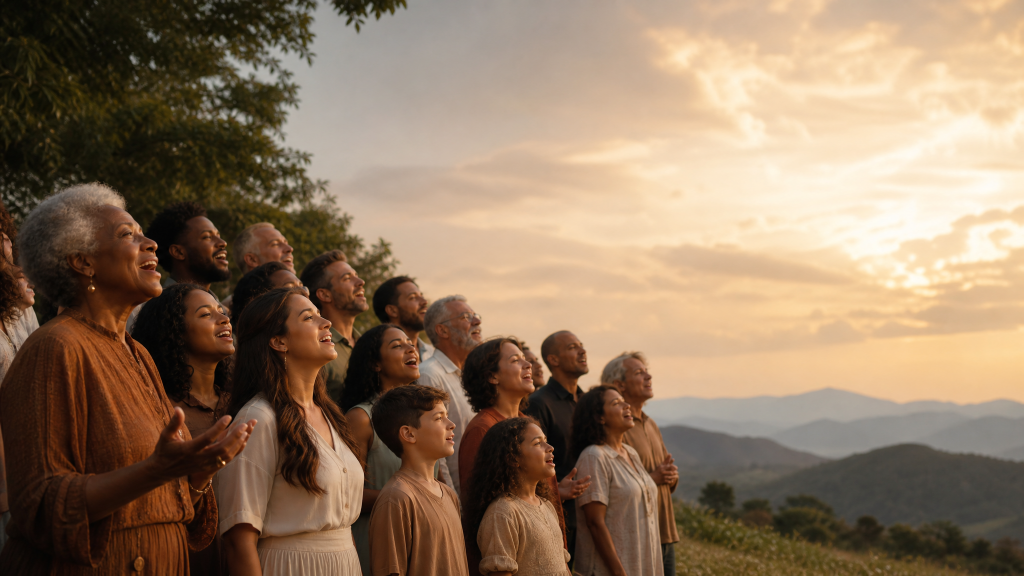 Capa ilustrativa da música Aleluia ao Deus Eterno