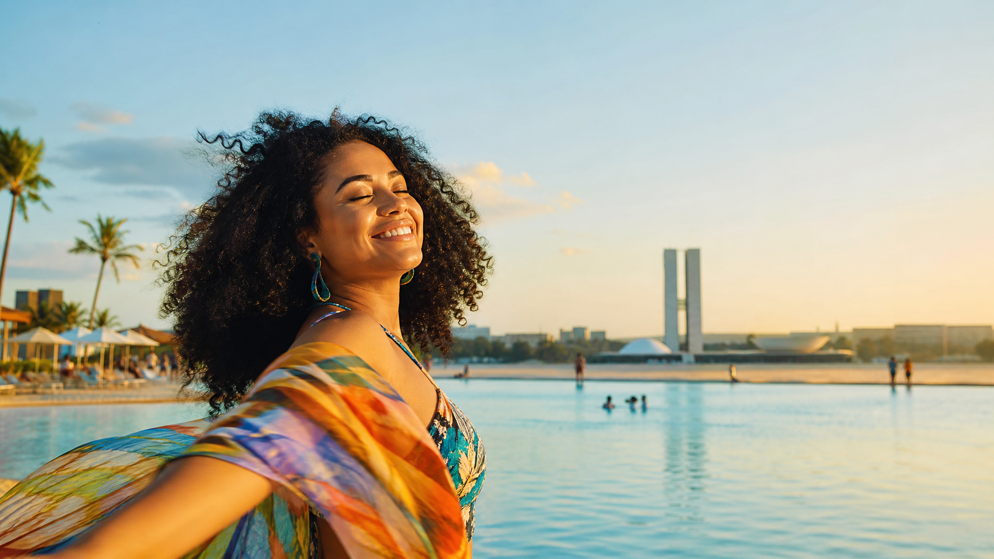 Capa ilustrativa da música Brasília Tem um Mar de Alegria