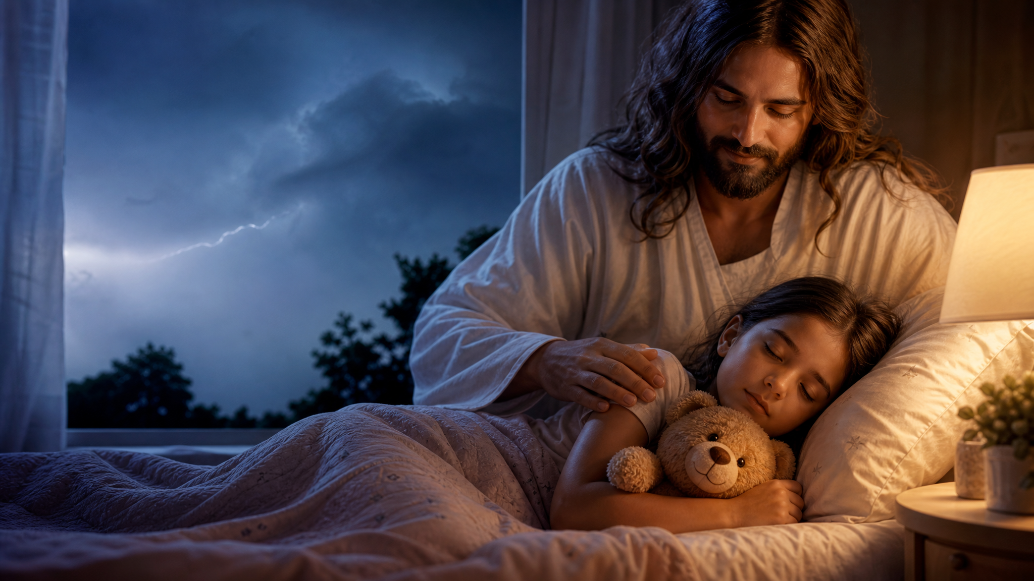 Capa ilustrativa da música Jesus Acalma Meu Coração