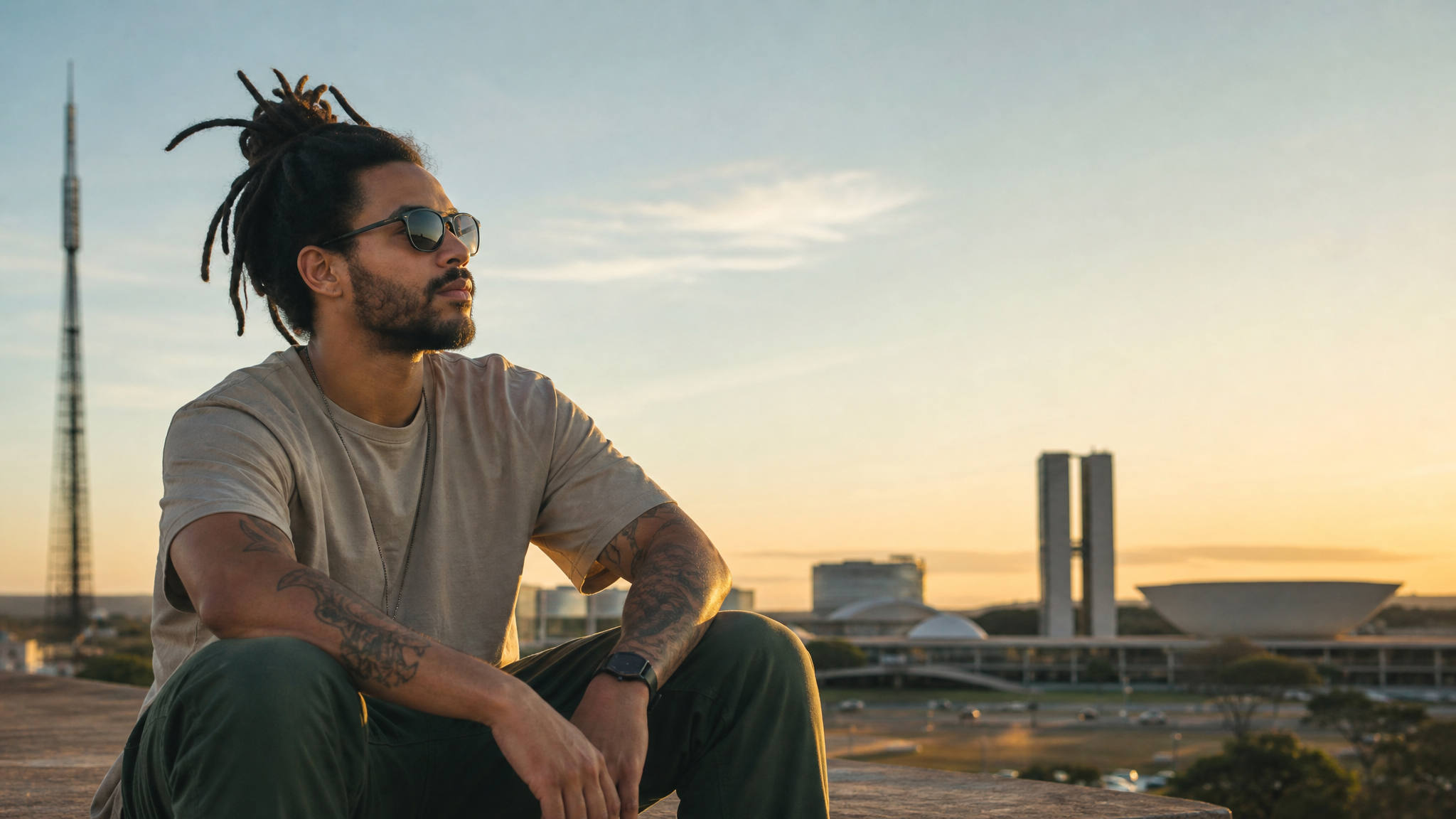 Capa ilustrativa da música Vem de Boa