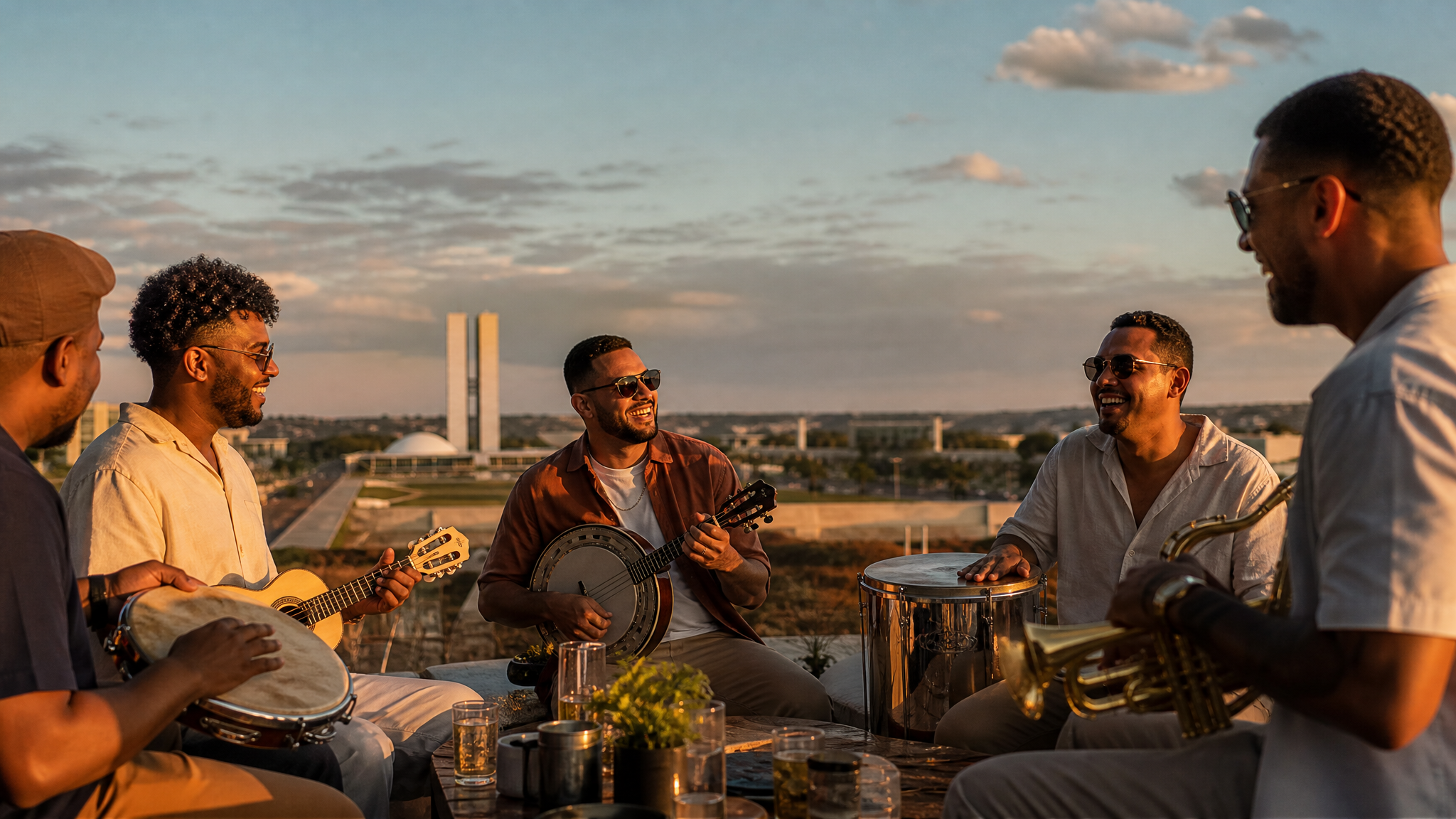 Capa ilustrativa da música Pagode no Planalto