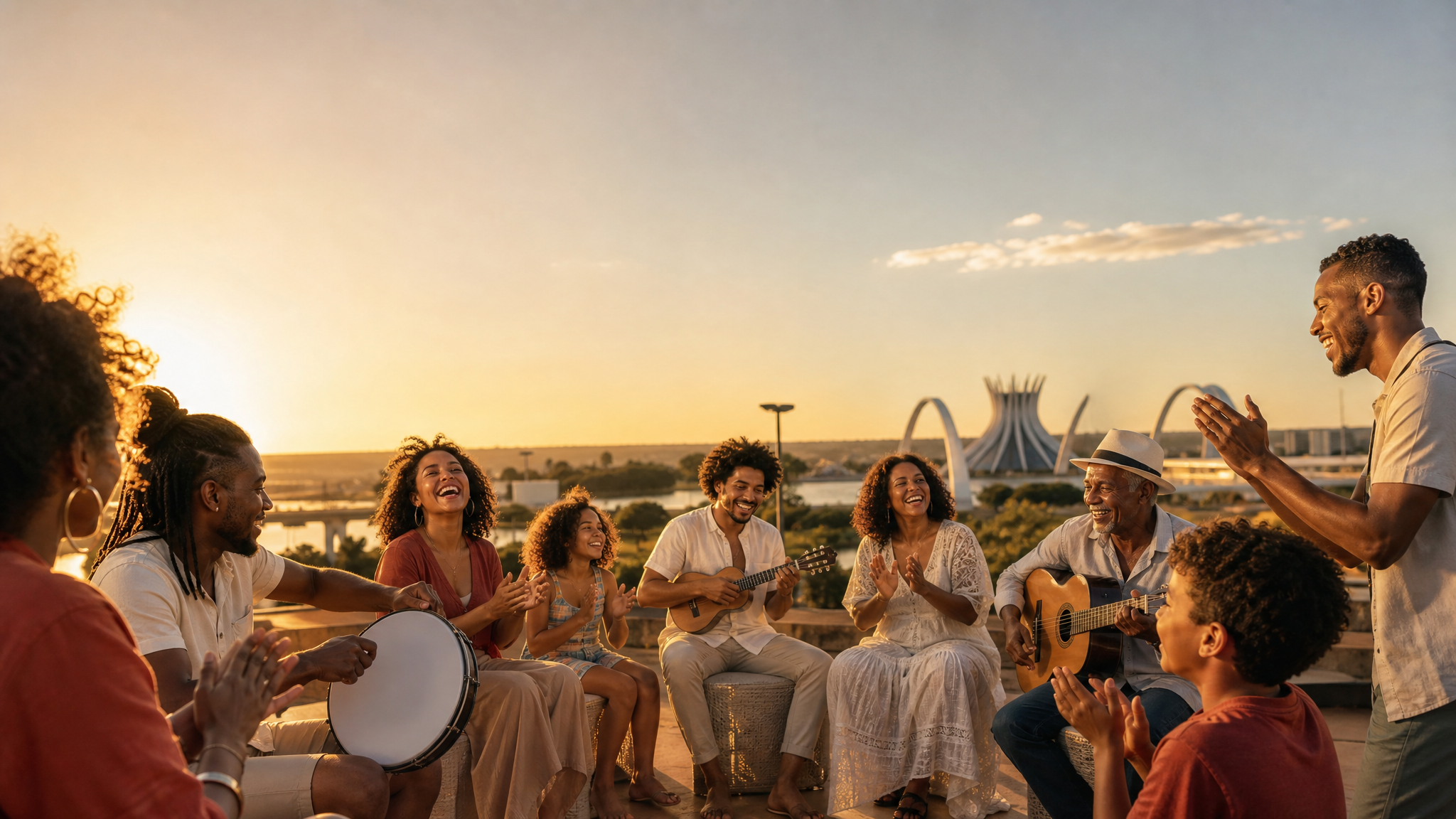 Capa ilustrativa da música Vem pra Roda