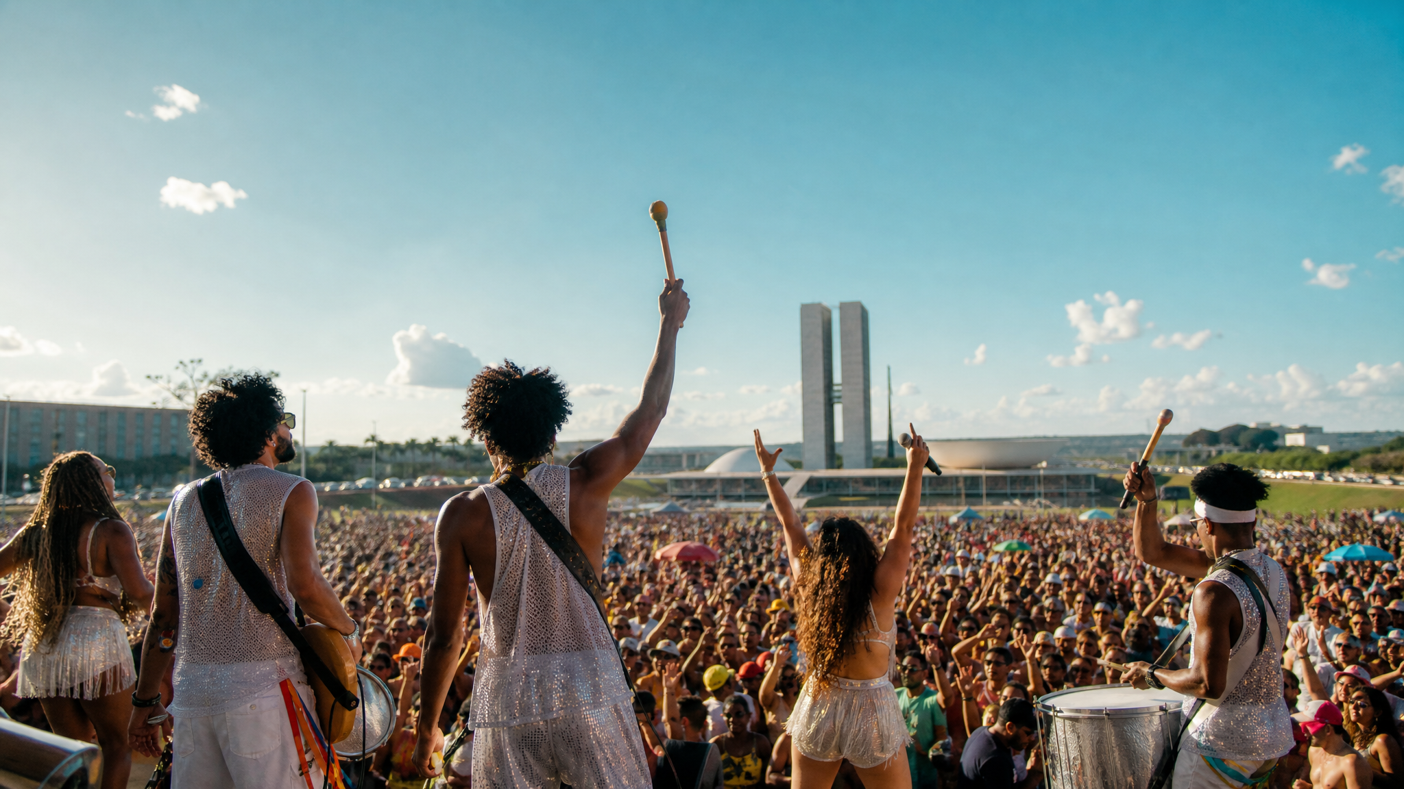 Capa ilustrativa da música Festa no Planalto
