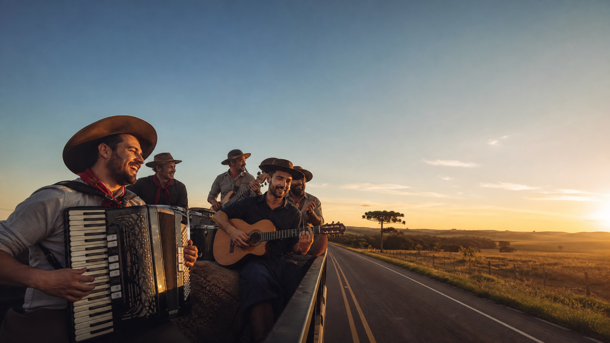 Capa ilustrativa da música Vaneirão da Estrada Aberta