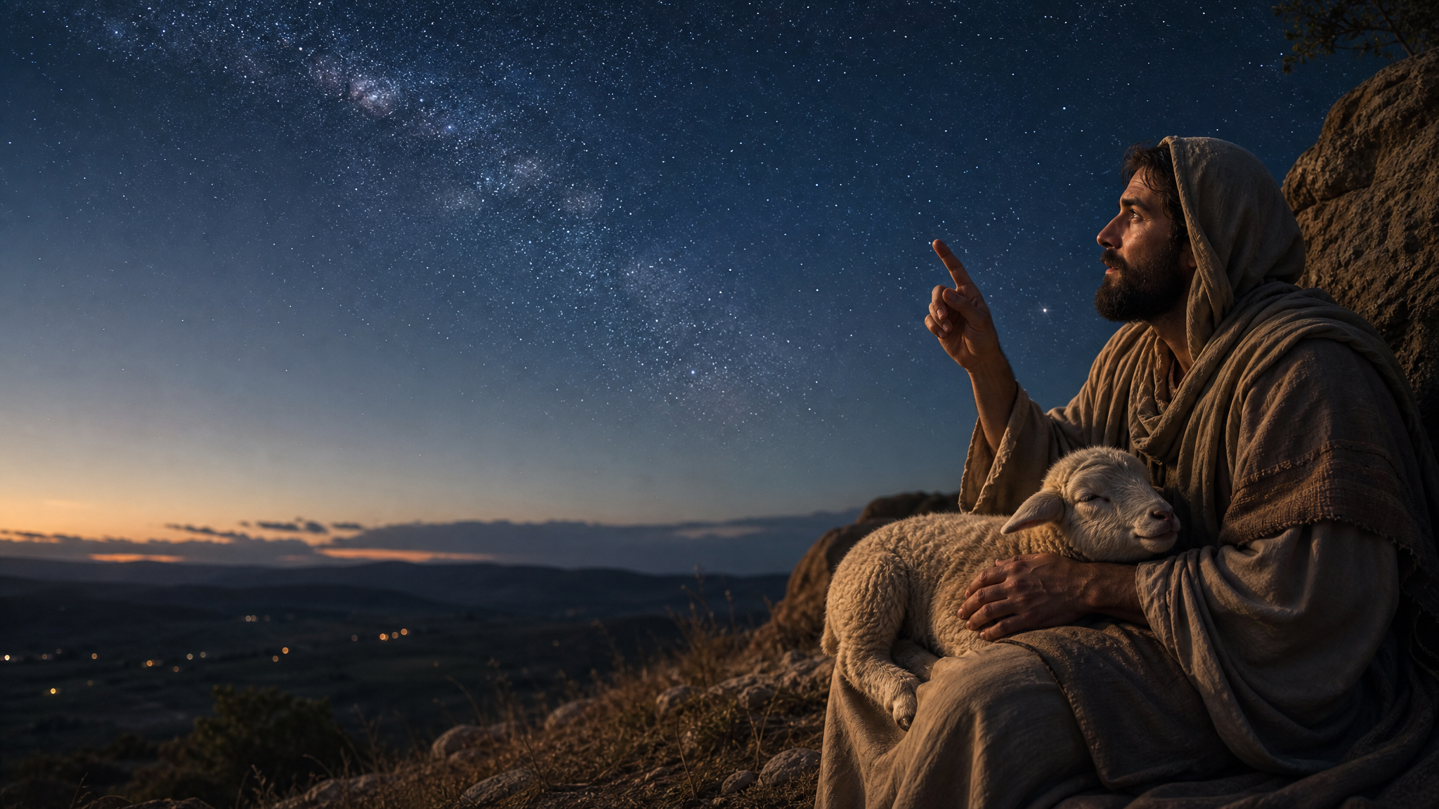 Capa ilustrativa da música O Bom Pastor Conta as Estrelas